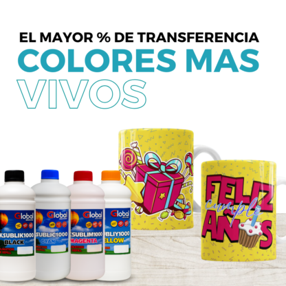 Tinta de Sublimación 1000cm³ – Alto rendimiento, máxima calidad - Imagen 6