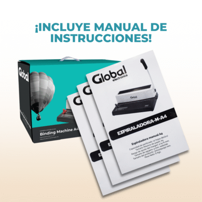 Espiraladora A4 Global Electronics – Precisión y Potencia en Cada Perforado - Imagen 10