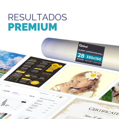 Rollo Laminado Brillante 28 Mic – 330mm x 150m de Alta Resistencia - Imagen 10