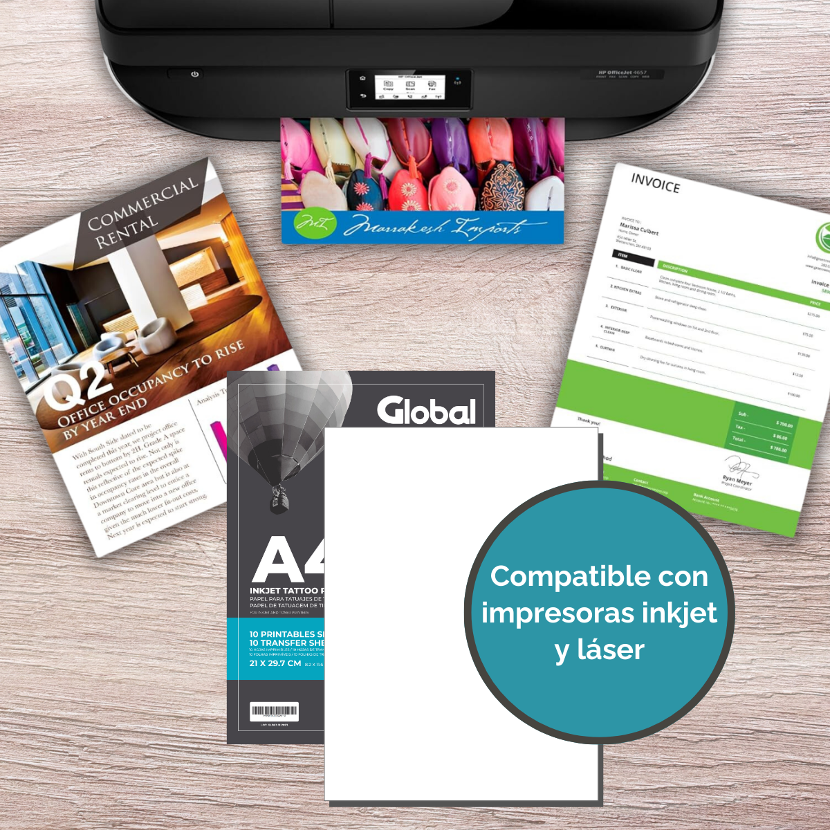 Papel Hectográfico A4 para Tatuajes en resma de 10 hojas - Imagen 10