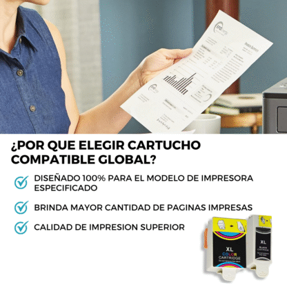 Cartucho de Tinta Kodak 10XL Negro Compatible – Alto Rendimiento para Impresoras ESP y Easyshare - Imagen 9