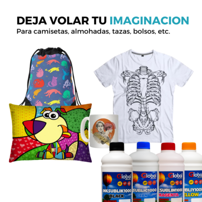 Tinta de Sublimación 1000cm³ – Alto rendimiento, máxima calidad - Imagen 7