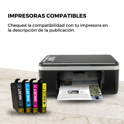 Cartucho De Tinta Compatible Epson T133XL/T135XL – Color y Rendimiento que Sorprenden - Imagen 4