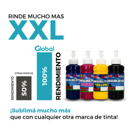 Tinta Sublimación Tipo Original en botella dosificadora de 100 cm3 - Imagen 9