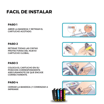 Cartucho De Tinta Compatible Epson T133XL/T135XL – Color y Rendimiento que Sorprenden - Imagen 5