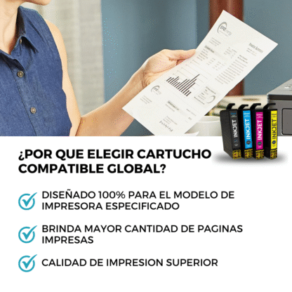 Cartucho De Tinta Compatible Epson T133XL/T135XL – Color y Rendimiento que Sorprenden - Imagen 10