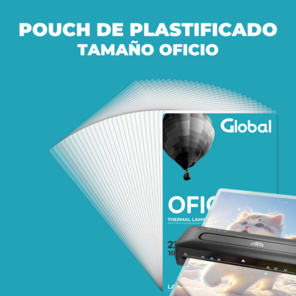 Pouch Plastificado Oficio 225x362mm – Acabado Glossy de Alta Resistencia - Imagen 2