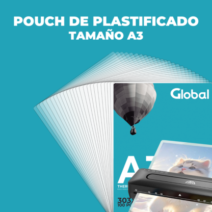 Pouch para Plastificar A3 303X426MM – 150 Micrones de Resistencia Superior - Imagen 2