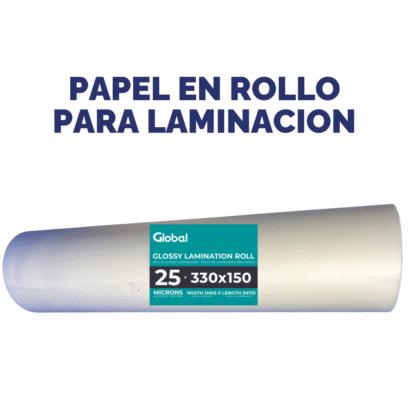 Rollo para Laminar Brillante 330mm x 150m 25 micronoes – Acabado Profesional y Resistente - Imagen 2