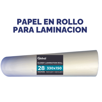 Rollo Laminado Brillante 28 Mic – 330mm x 150m de Alta Resistencia - Imagen 2