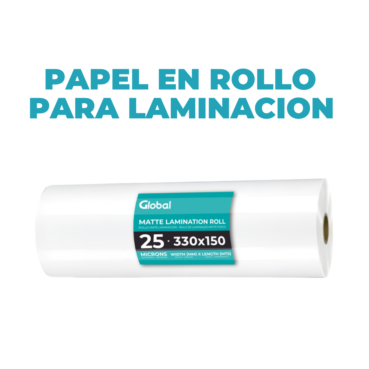 Rollo Para Laminar Brillante 32 Micrones 330 Mm X 150 Metros - Imagen 2