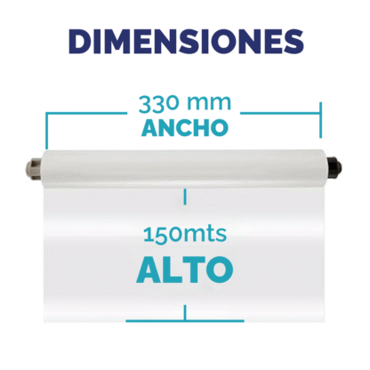 Rollo Laminado Brillante 28 Mic – 330mm x 150m de Alta Resistencia - Imagen 3