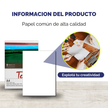 Resma Tempo 500 Hojas – Papel Premium para Impresora Inkjet | Ideal Oficina y Hogar - Imagen 3
