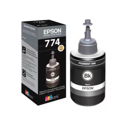 Botella de Tinta Original Epson T774 Negro 140ml para M105 205 655