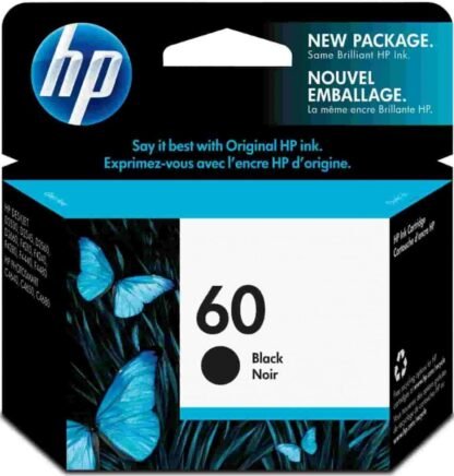 Cartucho de Tinta Original HP 60 Negro para