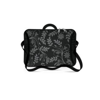 Maletín Para Notebook 14 A 15.6 Neoprene Hojas Grises