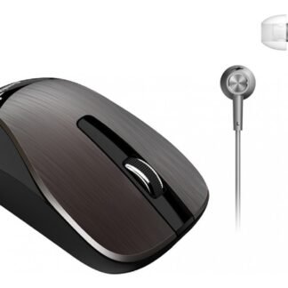Genius Mouse Mh-8015 Wireless Iron Grey + Auri In Ear Regalo