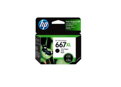 Cartucho de Tinta Original HP 667XL Negro