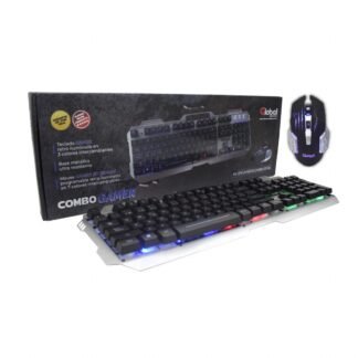Teclado Gamer Metalico Retroiluminado Mouse 6d 3200dpi, Global Electronics