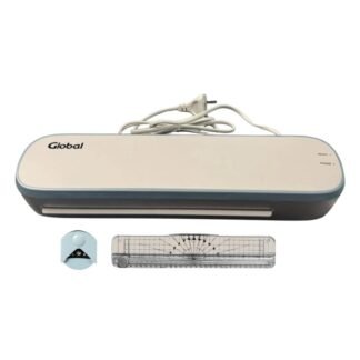 Laminadora y Plastificadora en Caliente de 75 a 125 Mic con Ancho Máximo 230mm A4 con Cizalla y Redondeadora Incluída - Global Electronics (Caja x XX)