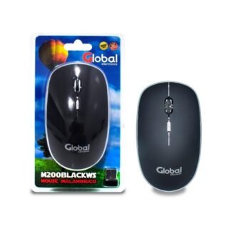 Mouse Optico Premium M200 Inalambrico 4d 1600dpi Con Scroll, Global Electronics