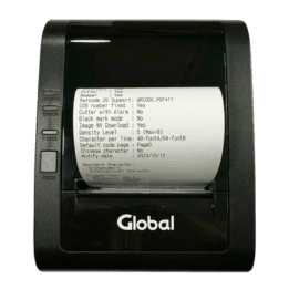 Impresora Térmica POS 80mm ancho de impresión - USB 2.0 + RJ11- 203dpi - 100mm/s - Global Electronics (Caja interna x X y caja completa x XX)