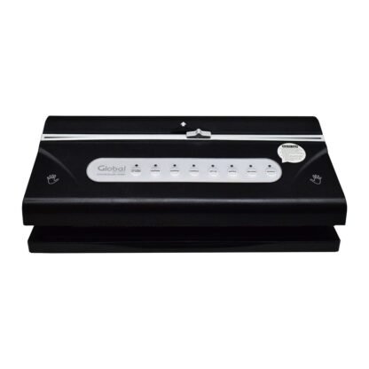 Selladora al Vacío para Rollo y Bolsas precortadas con portarollo y corte 1688 - Ancho 30cm - Seguridad NTC (evita se queme) - Alimentos secos y húmedos - Vacío y sellado - Sellado solo - Inflado para proteger frágiles, Global Electronics