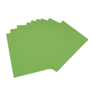 Papel Mate Opalina Verde en resma de 100 hojas A4 (210 x 297 mm.) de 180 Grs.