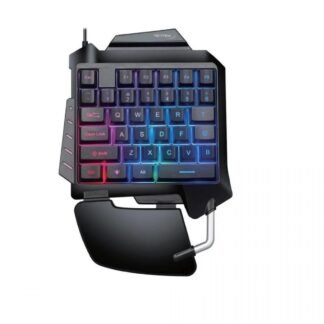 Teclado Gamer para una Mano, Retroiluminado NM-TACTICAL, Netmak