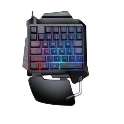 Teclado Gamer para una Mano, Retroiluminado NM-TACTICAL, Netmak