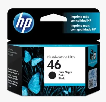 Cartucho de Tinta Original HP 46 Negro para 2529 4729