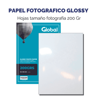 Papel Foto Brillante 13 X 18 200 Gramos X 20 Hojas 13x18