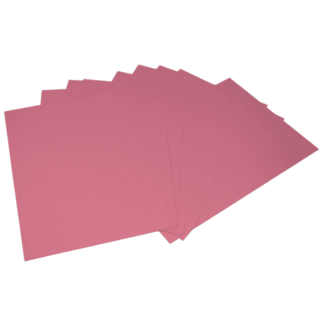 Papel Mate Opalina Rosa en resma de 100 hojas A4 (210 x 297 mm.) de 180 Grs.