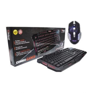 Kit Teclado + Mouse Gamer Luz Led Usb Retroiluminado Kl112