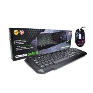 Kit Teclado + Mouse Gamer Luz Led Usb Retroiluminado Kl102, Global Electronics