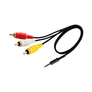 Cable Audio Video Rca A Mini Plug Jack 3.5 2 Metros