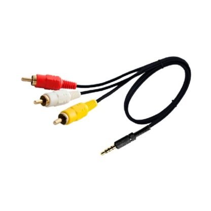 Cable Audio Video Rca A Mini Plug Jack 3.5 2 Metros