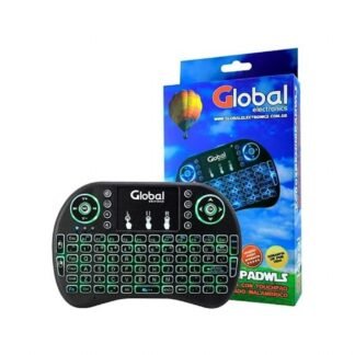 Mini Teclado Inalambrico Global Con Luz Led Smart Tv Windows