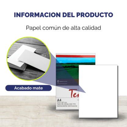 Resma Tempo 500 Hojas – Papel Premium para Impresora Inkjet | Ideal Oficina y Hogar - Imagen 4