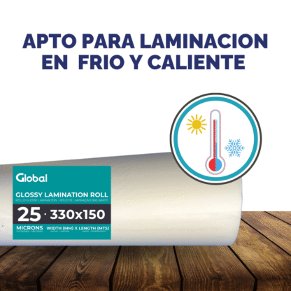Rollo para Laminar Brillante 330mm x 150m 25 micronoes – Acabado Profesional y Resistente - Imagen 6