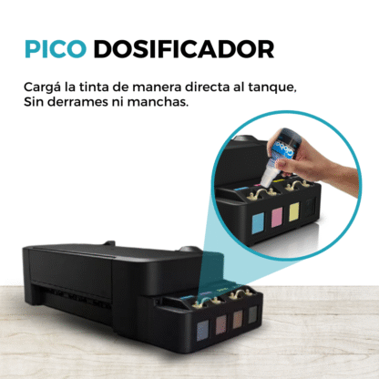 Tinta alternativa Brother T Series 5001/6001/D60 Colores Dye en botella dosificadora de 50 cm3 - Imagen 4