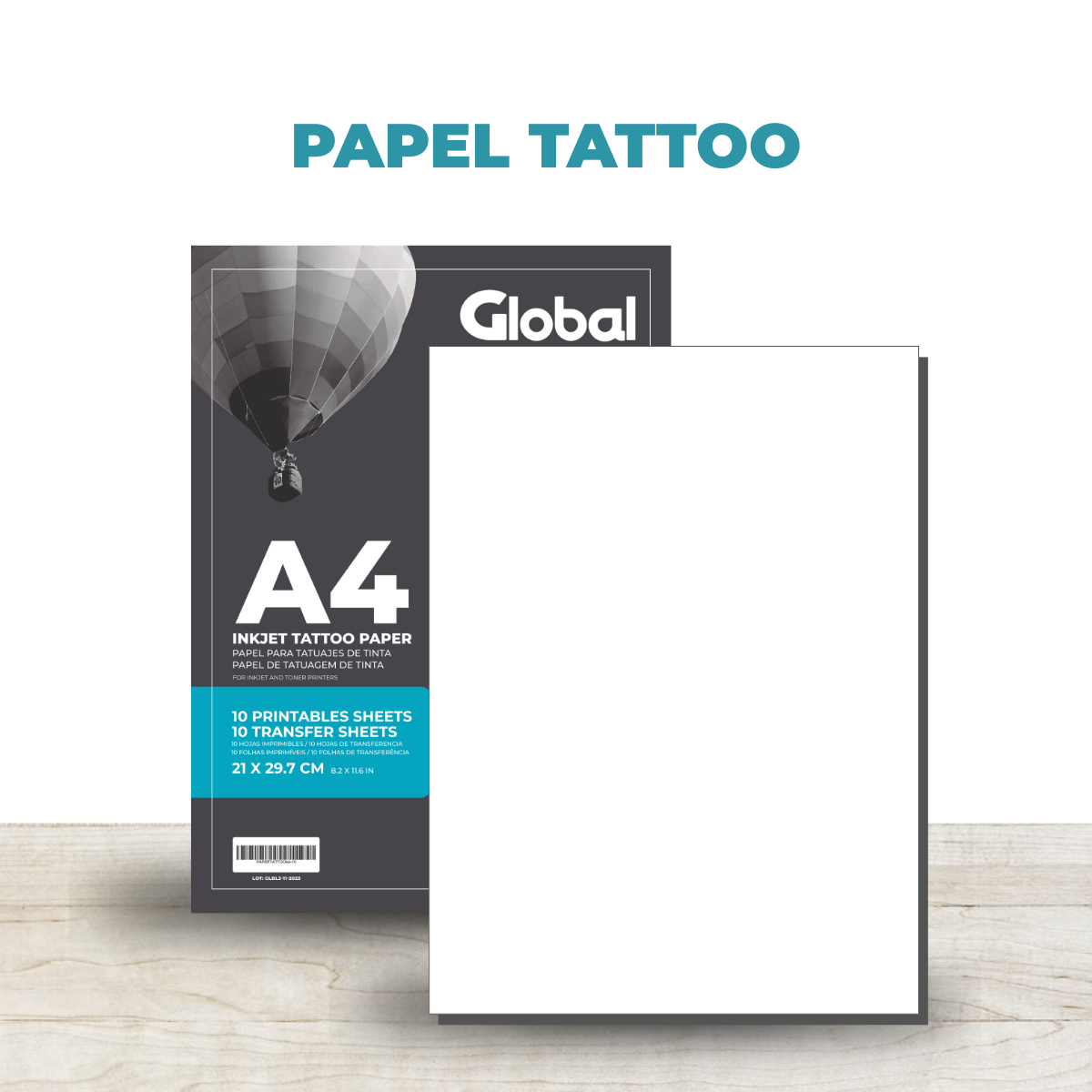 Papel Hectográfico A4 para Tatuajes en resma de 10 hojas - Imagen 7