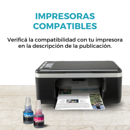 Tinta alternativa Brother T Series 5001/6001/D60 Colores Dye en botella dosificadora de 50 cm3 - Imagen 5