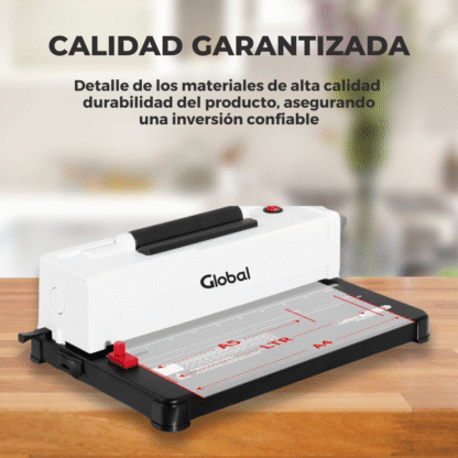 Espiraladora A4 Global Electronics – Precisión y Potencia en Cada Perforado - Imagen 8
