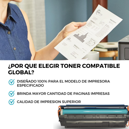 Cartucho de Tóner Compatible con HP CC530/1/2/3 CE410/1/2/3 CF380/1/2/3 Universal - Imagen 9