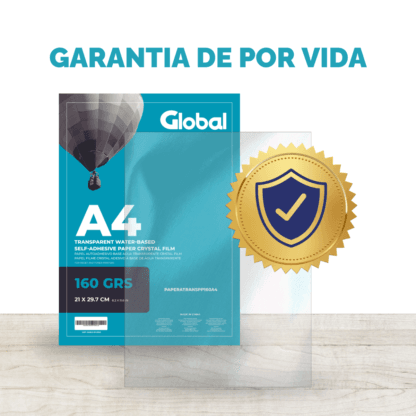 Papel Autoadhesivo A4 Transparente Film PP de 160 Grs - Imagen 11