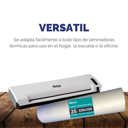 Rollo para Laminar Brillante 330mm x 150m 25 micronoes – Acabado Profesional y Resistente - Imagen 9
