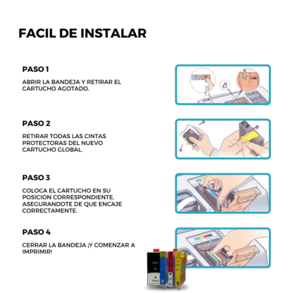 Cartucho de Tinta compatible HP 10 C4841A -  C4842A - C4843A - C4844A - Imagen 8