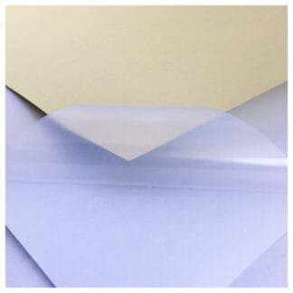 Papel Autoadhesivo Transparente PET RC Microporoso de 120 Grs