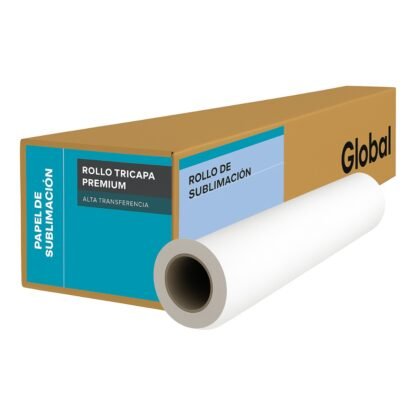 Papel Sublimación Coaated Tricapa Premium 95% Transferencia Instant Dry en rollo